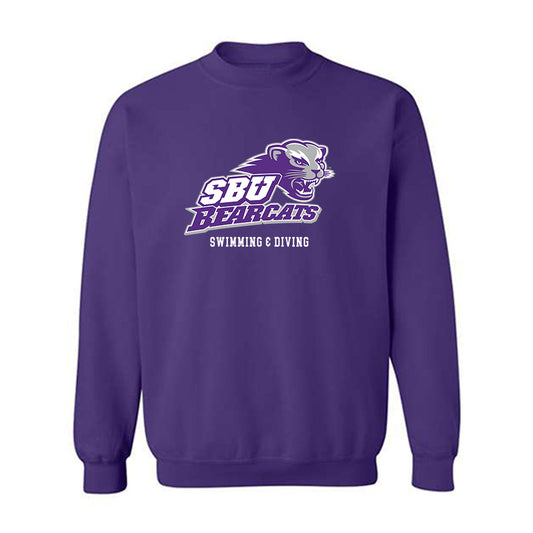 SBU - NCAA Men's Swimming & Diving : Aidan Hahn - Classic Shersey Crewneck Sweatshirt-0