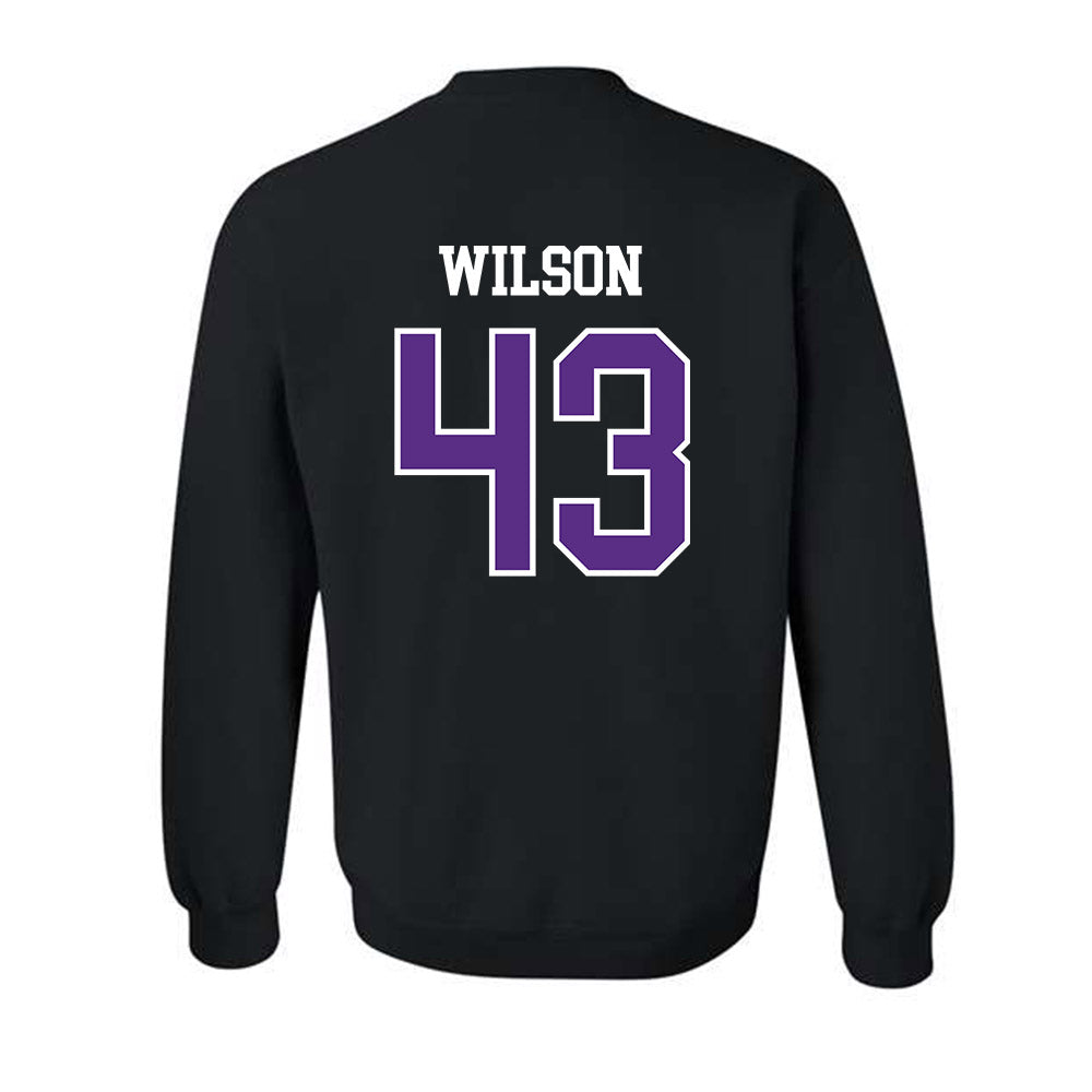 SBU - NCAA Football : Luca Wilson - Classic Shersey Crewneck Sweatshirt-1