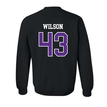 SBU - NCAA Football : Luca Wilson - Classic Shersey Crewneck Sweatshirt-1