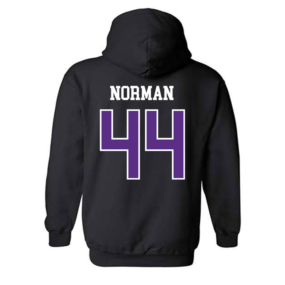 SBU - NCAA Baseball : Caden Norman - Classic Shersey Hooded Sweatshirt-1