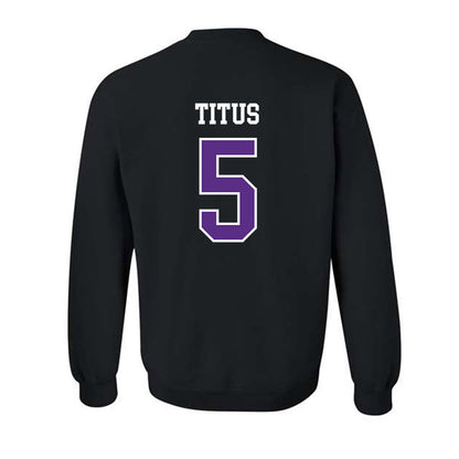 SBU - NCAA Baseball : Conner Titus - Classic Shersey Crewneck Sweatshirt-1