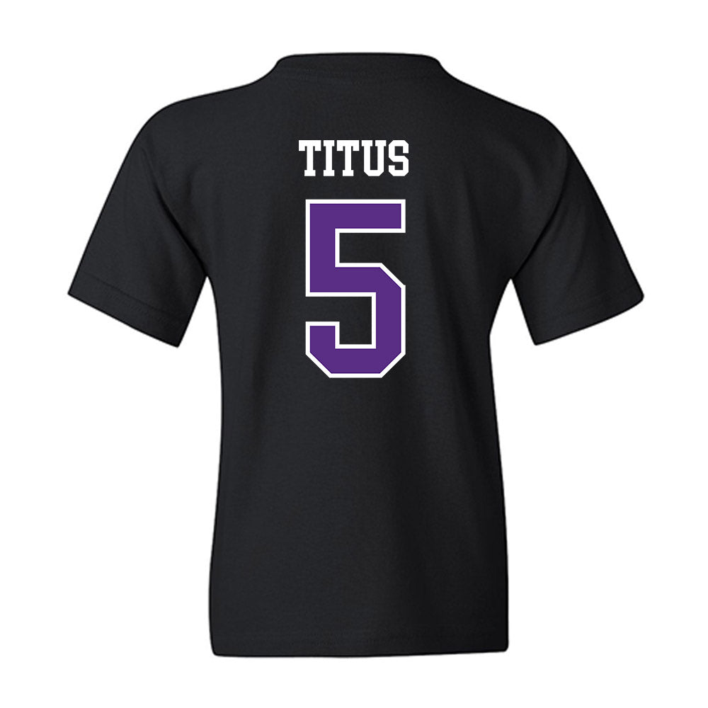 SBU - NCAA Baseball : Conner Titus - Classic Shersey Youth T-Shirt-1