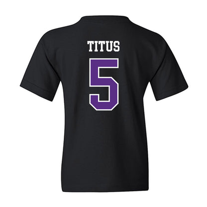 SBU - NCAA Baseball : Conner Titus - Classic Shersey Youth T-Shirt-1