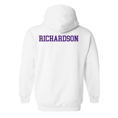 SBU - NCAA Men's Swimming & Diving : Sam Richardson - Classic Shersey Hooded Sweatshirt-1