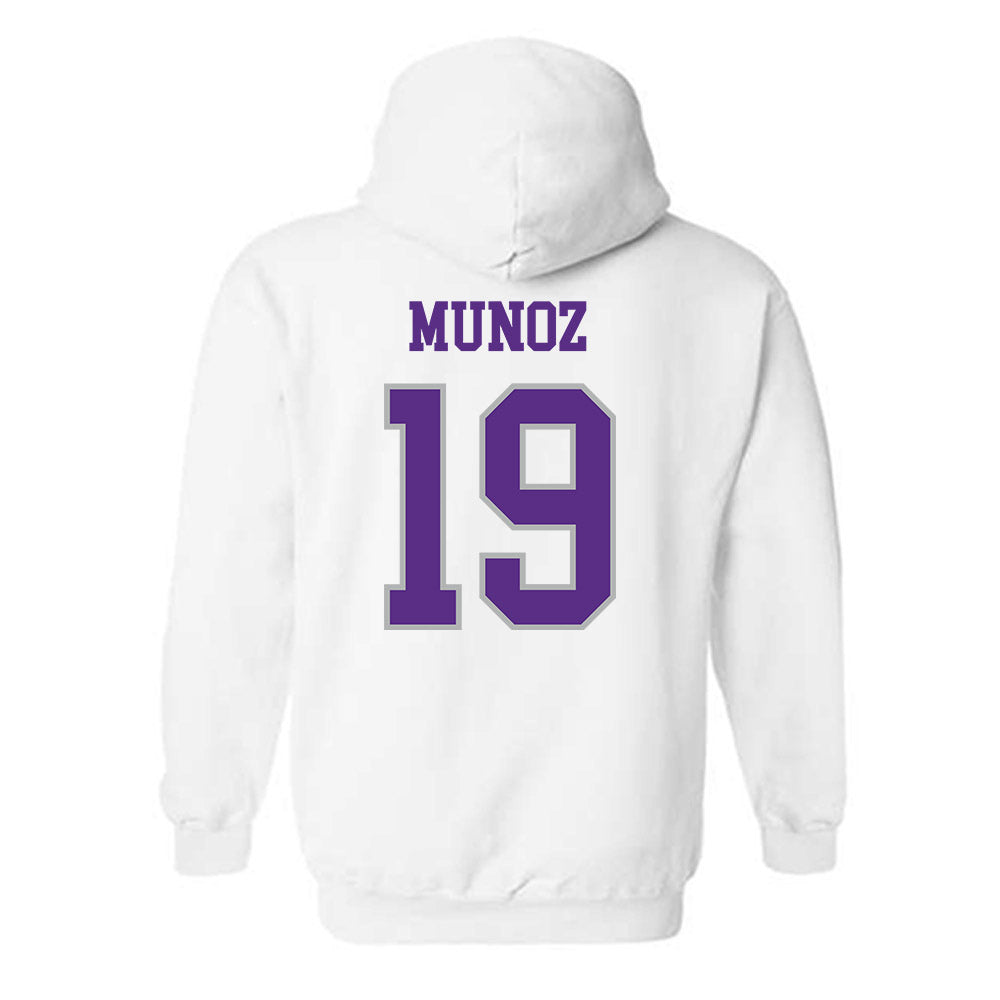 SBU - NCAA Men's Soccer : Jorge Munoz - Classic Shersey Hooded Sweatshirt-1