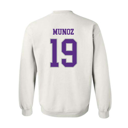 SBU - NCAA Men's Soccer : Jorge Munoz - Classic Shersey Crewneck Sweatshirt-1