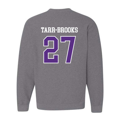 SBU - NCAA Football : Dominic Tarr-Brooks - Classic Shersey Crewneck Sweatshirt-1