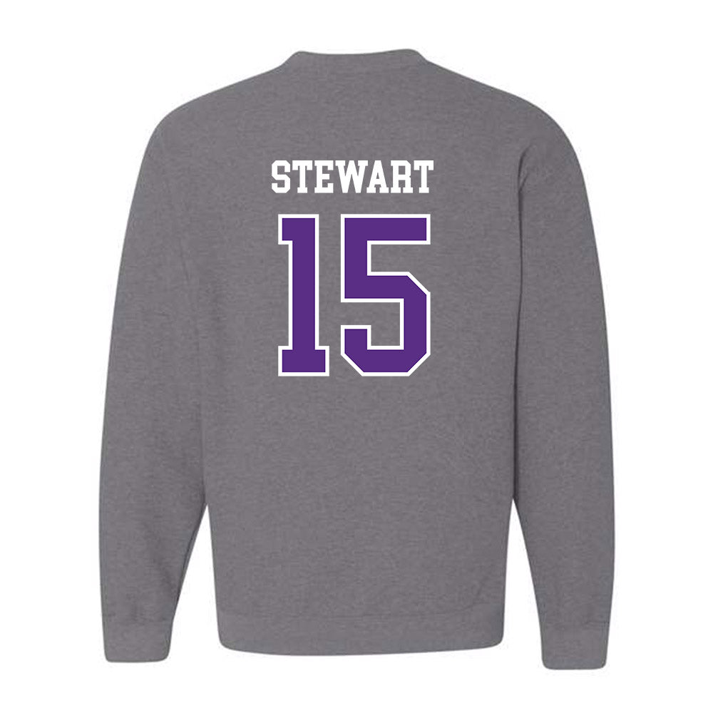 SBU - NCAA Baseball : Eli Stewart - Classic Shersey Crewneck Sweatshirt-1