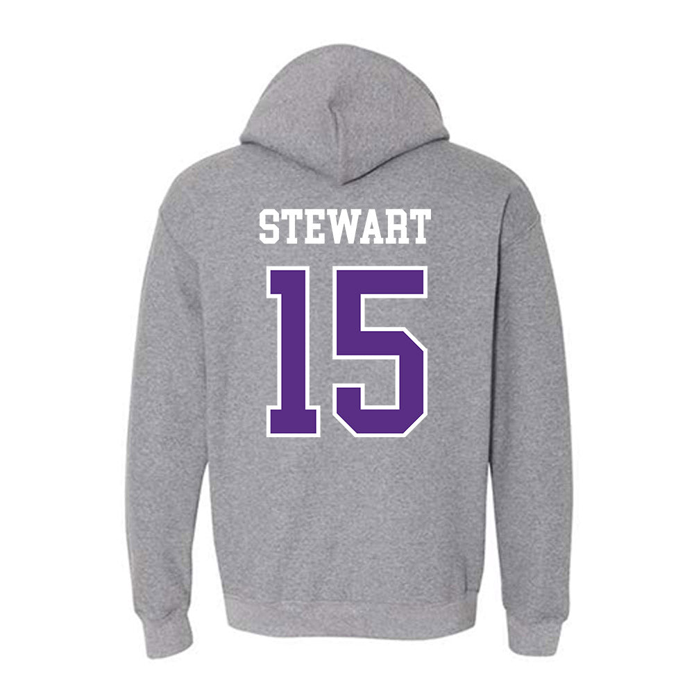 SBU - NCAA Baseball : Eli Stewart - Classic Shersey Hooded Sweatshirt-1