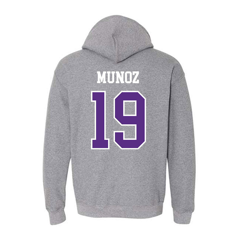 SBU - NCAA Men's Soccer : Jorge Munoz - Classic Shersey Hooded Sweatshirt-1
