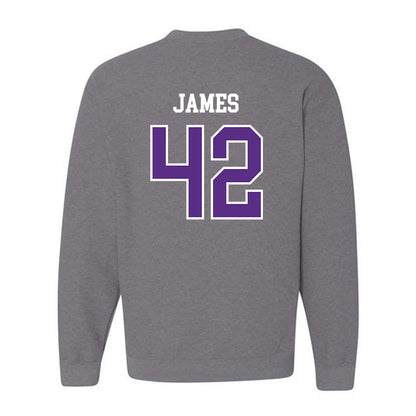 SBU - NCAA Football : Kaleb James - Classic Shersey Crewneck Sweatshirt-1