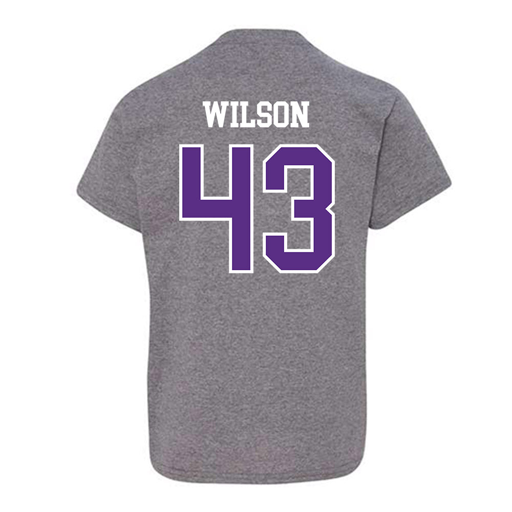 SBU - NCAA Football : Luca Wilson - Classic Shersey Youth T-Shirt-1