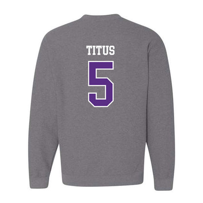 SBU - NCAA Baseball : Conner Titus - Classic Shersey Crewneck Sweatshirt-1