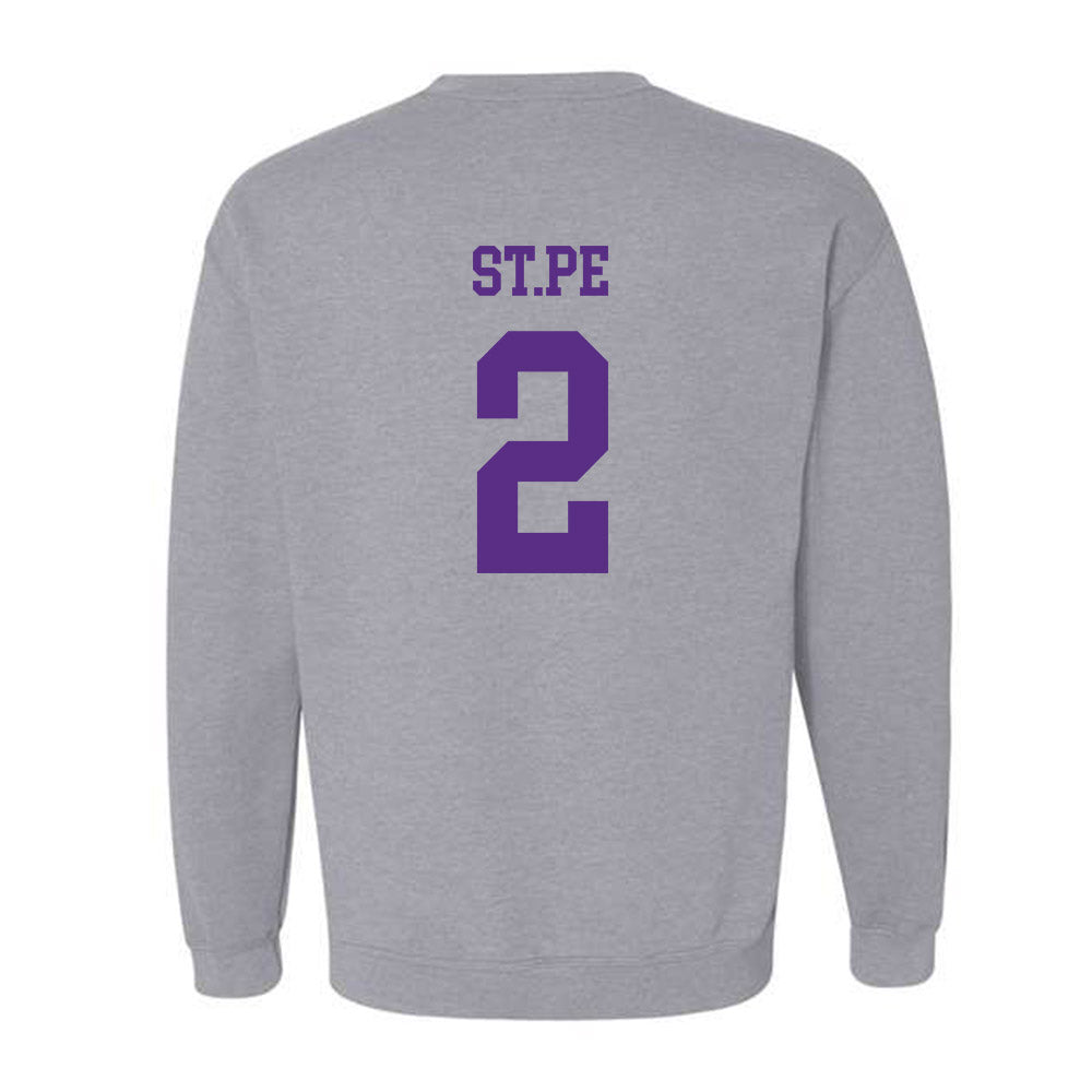 SBU - NCAA Baseball : Matthew St.Pe - Classic Shersey Crewneck Sweatshirt-1
