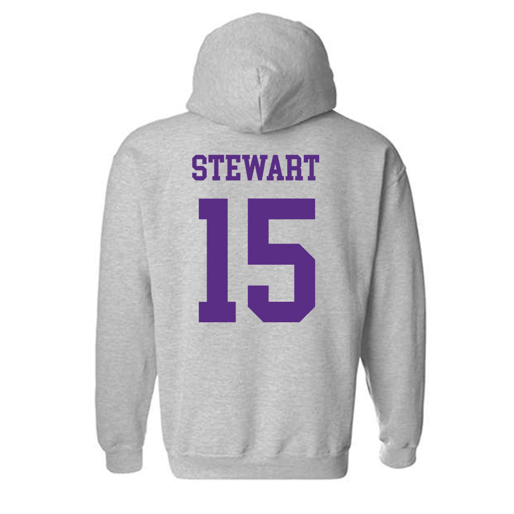 SBU - NCAA Baseball : Eli Stewart - Classic Shersey Hooded Sweatshirt-1