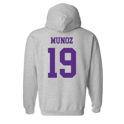 SBU - NCAA Men's Soccer : Jorge Munoz - Classic Shersey Hooded Sweatshirt-1