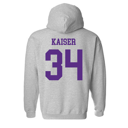 SBU - NCAA Baseball : Ryne Kaiser - Classic Shersey Hooded Sweatshirt-1
