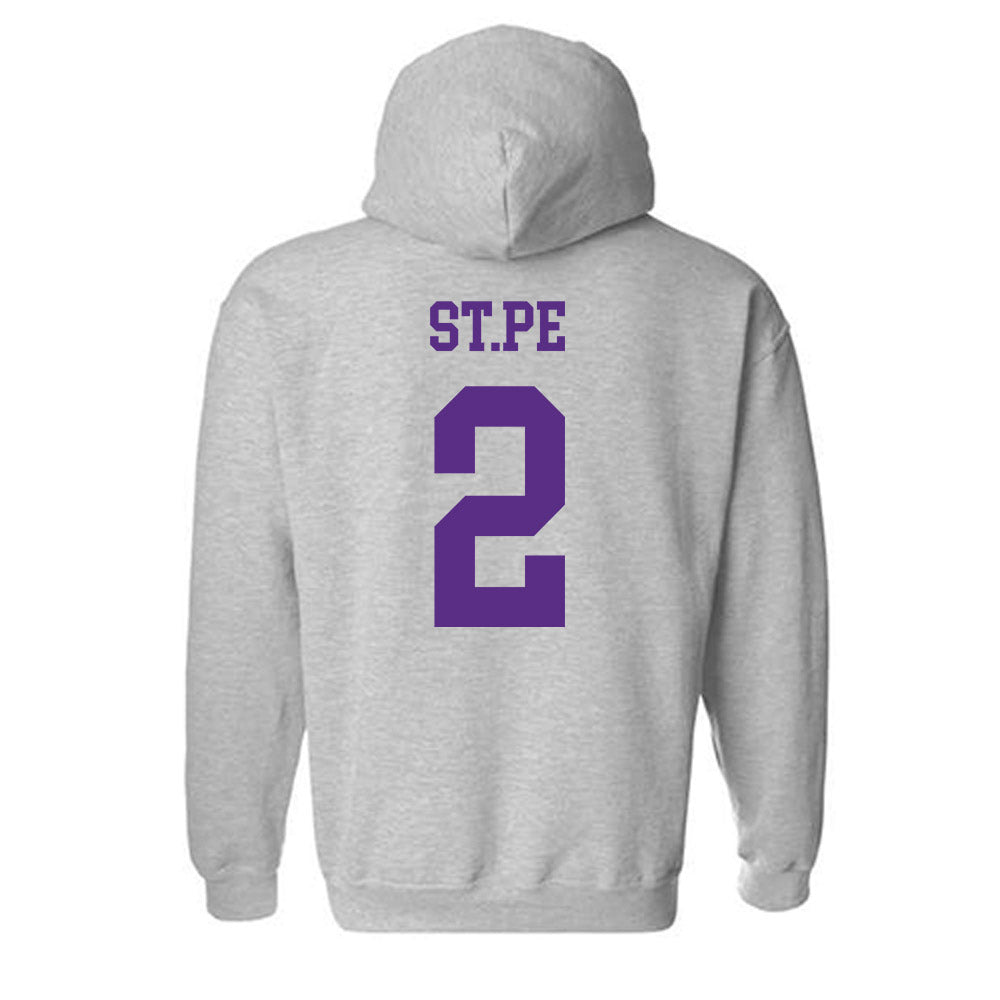 SBU - NCAA Baseball : Matthew St.Pe - Classic Shersey Hooded Sweatshirt-1