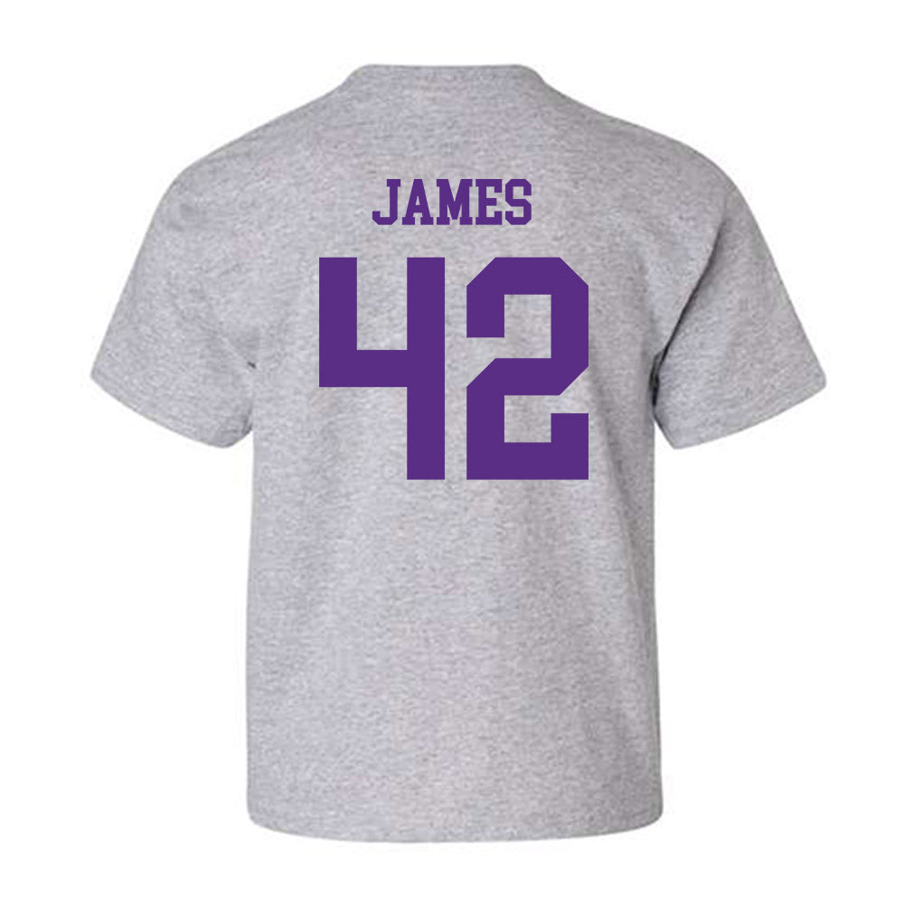 SBU - NCAA Football : Kaleb James - Classic Shersey Youth T-Shirt-1