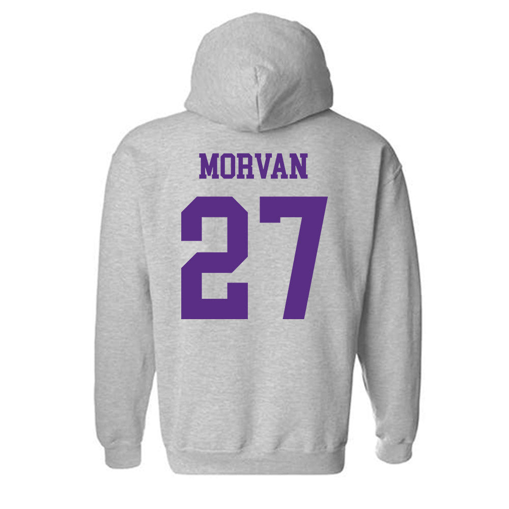 SBU - NCAA Men's Soccer : Ugo Morvan - Classic Shersey Hooded Sweatshirt-1