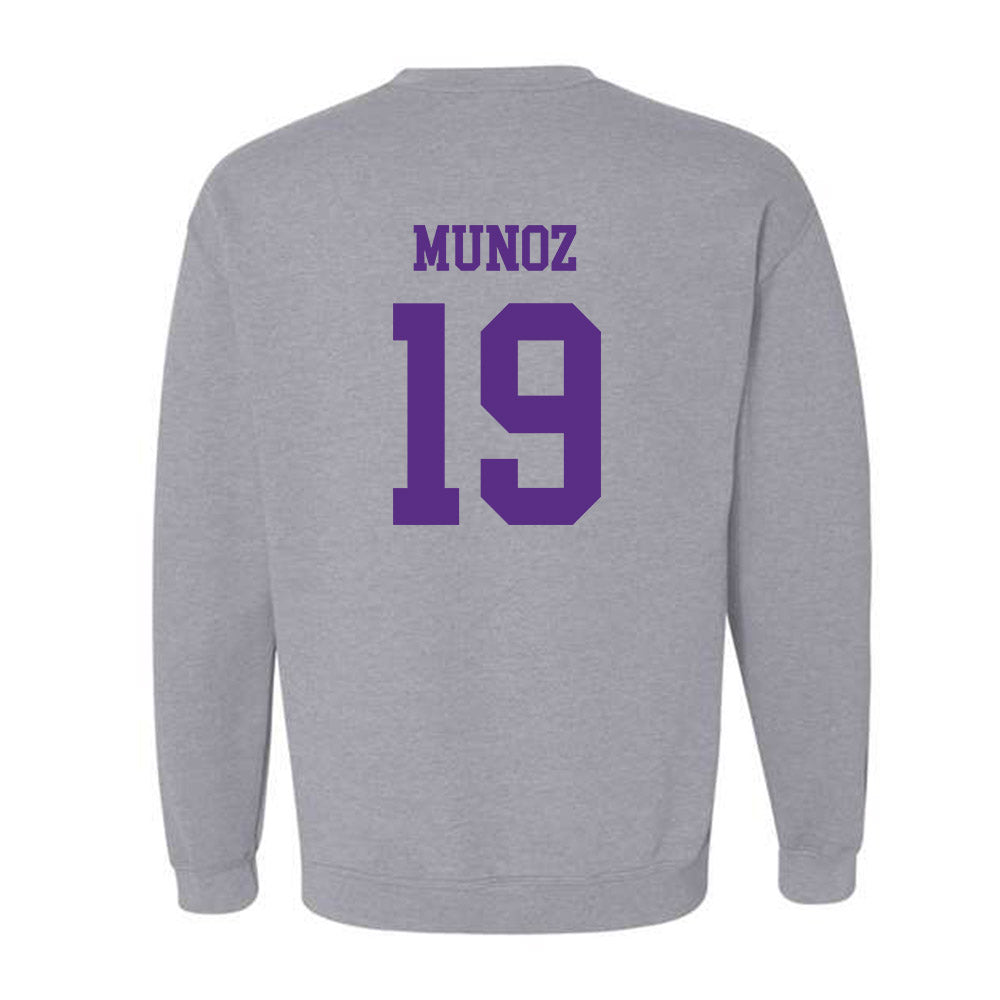 SBU - NCAA Men's Soccer : Jorge Munoz - Classic Shersey Crewneck Sweatshirt-1