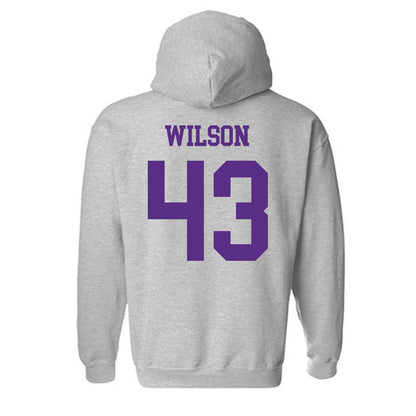 SBU - NCAA Football : Luca Wilson - Classic Shersey Hooded Sweatshirt-1