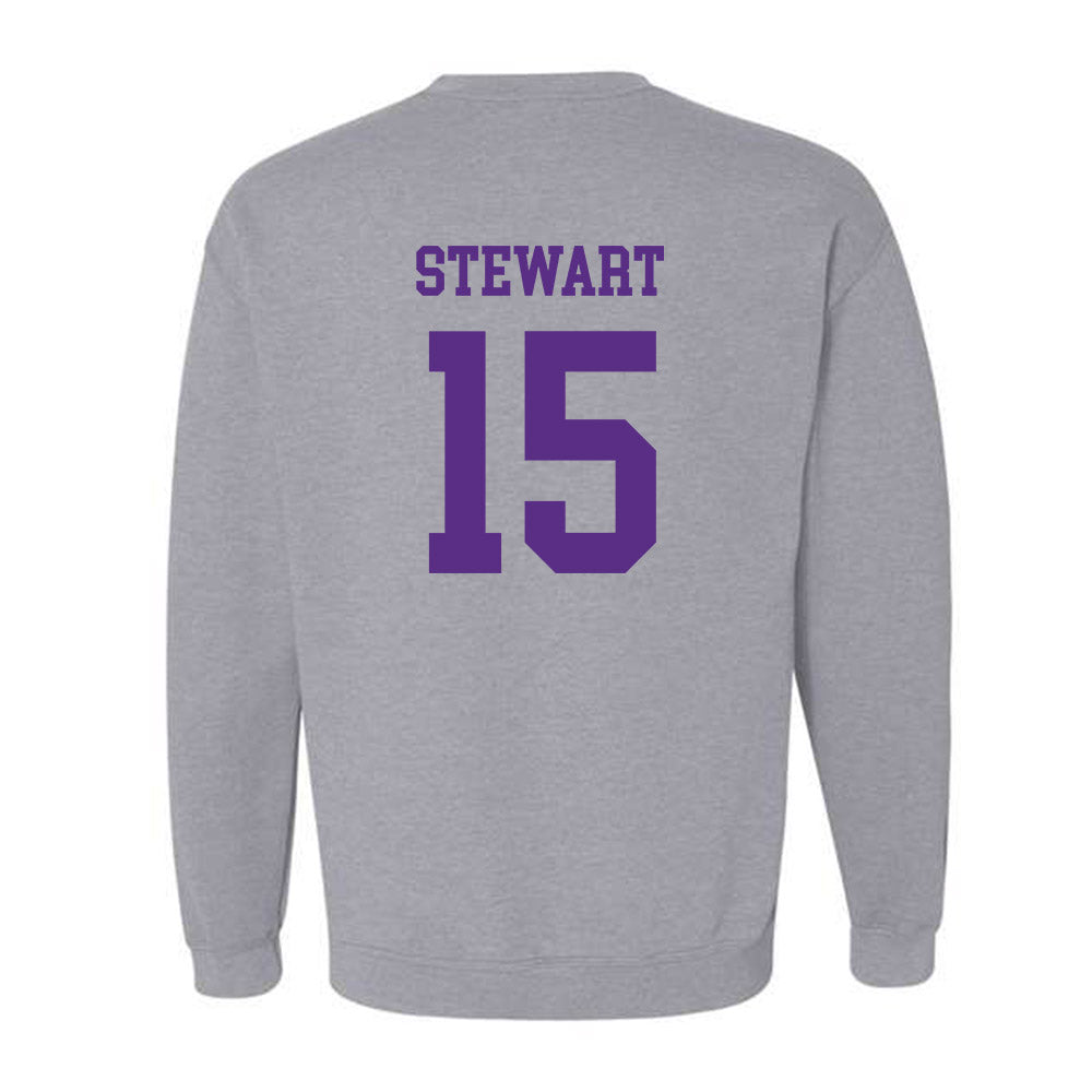 SBU - NCAA Baseball : Eli Stewart - Classic Shersey Crewneck Sweatshirt-1