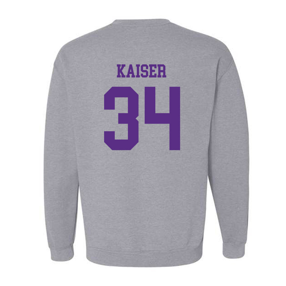 SBU - NCAA Baseball : Ryne Kaiser - Classic Shersey Crewneck Sweatshirt-1