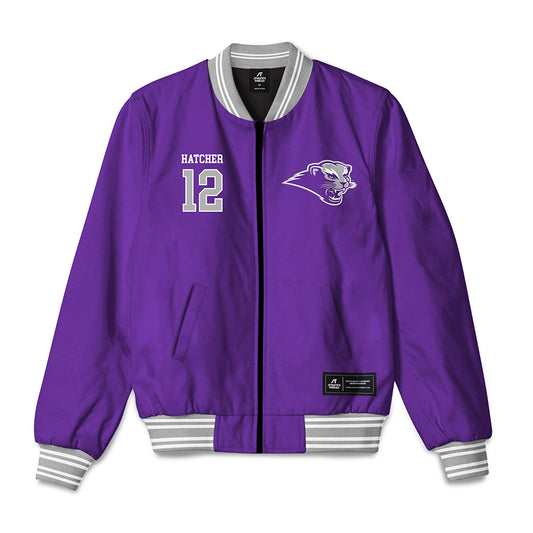 SBU - NCAA Football : Nathan Hatcher - Bomber Jacket-0