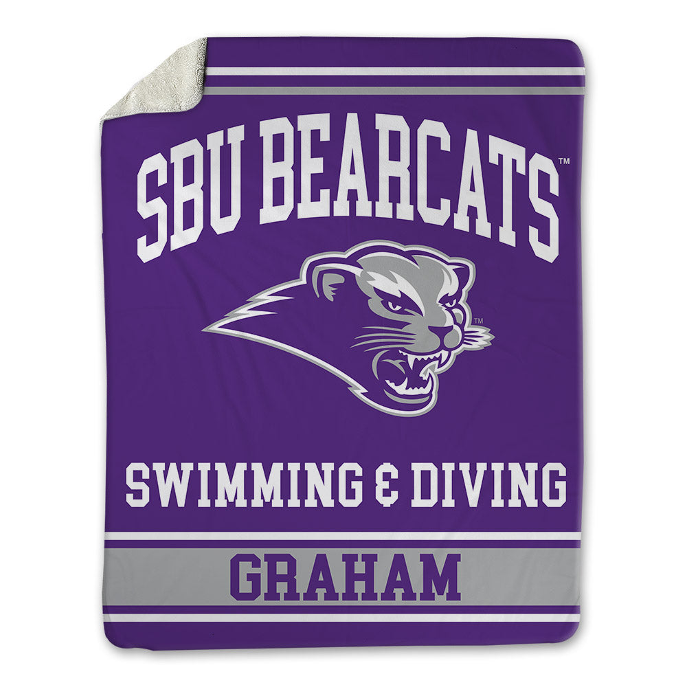 SBU - NCAA Women's Swimming & Diving : Emma Graham - Blanket-0