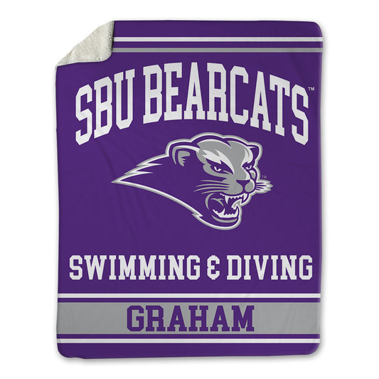 SBU - NCAA Women's Swimming & Diving : Emma Graham - Blanket-0