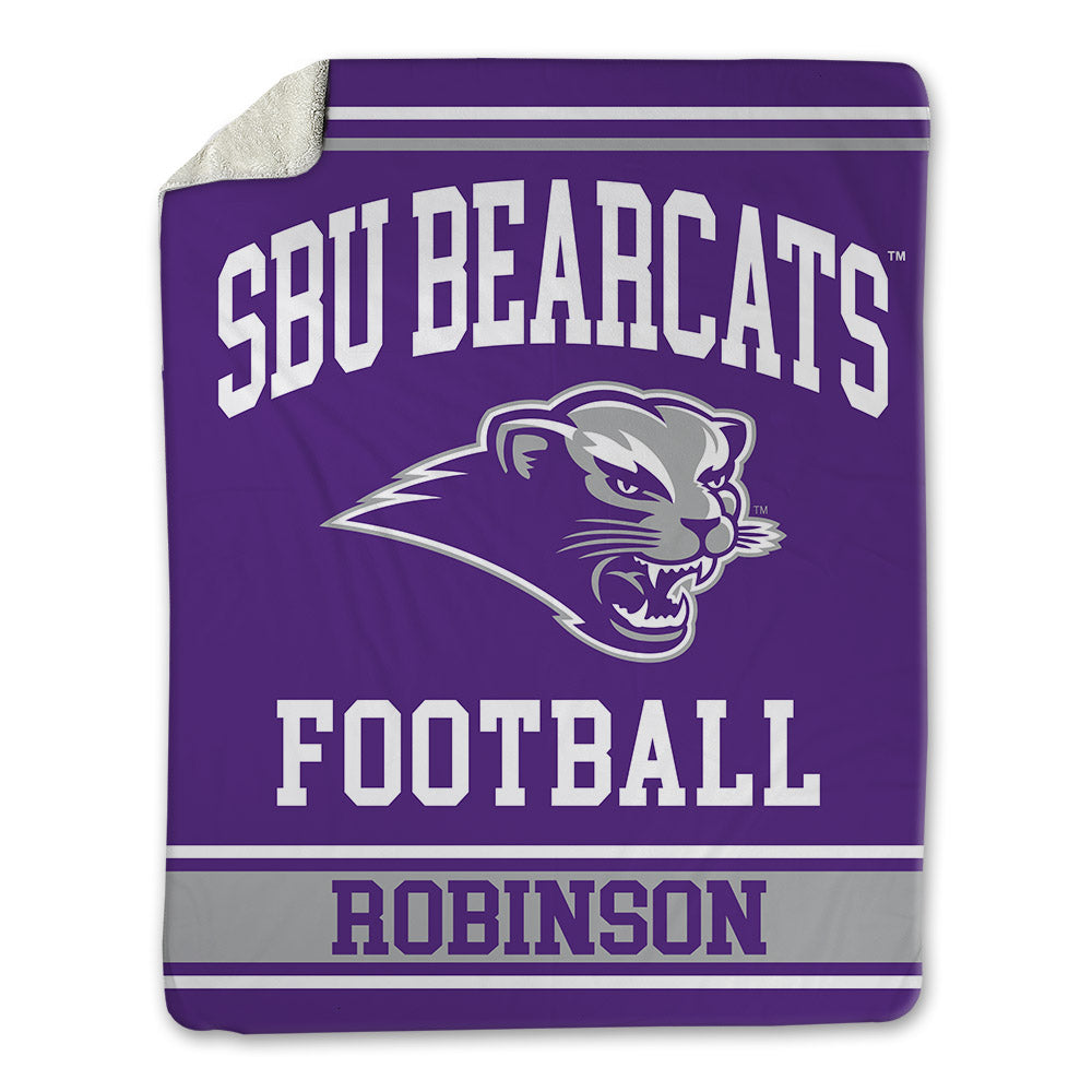 SBU - NCAA Football : Samuel Robinson - Blanket-0