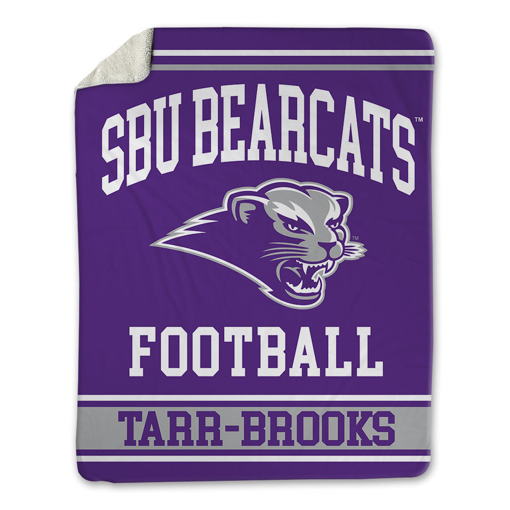 SBU - NCAA Football : Dominic Tarr-Brooks - Blanket-0