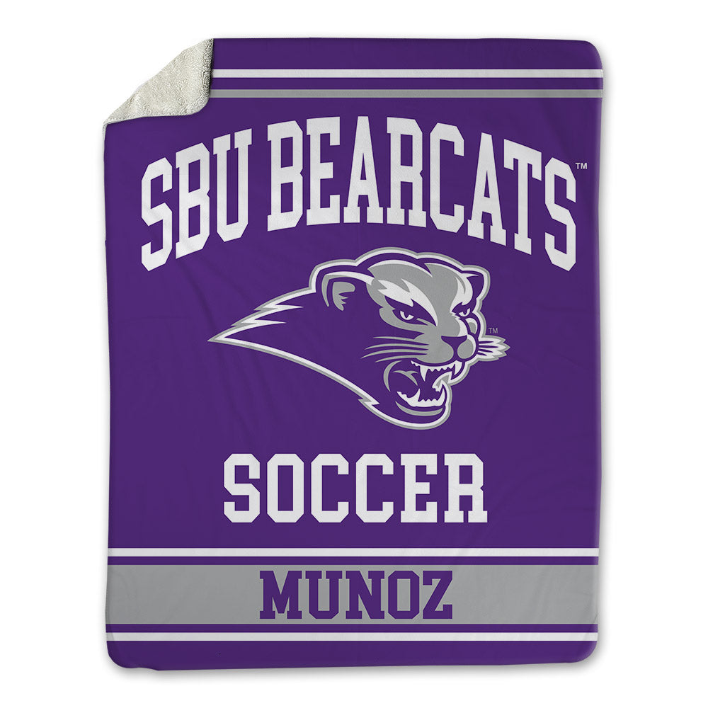 SBU - NCAA Men's Soccer : Jorge Munoz - Blanket-0