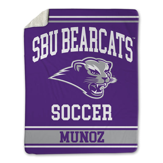 SBU - NCAA Men's Soccer : Jorge Munoz - Blanket-0