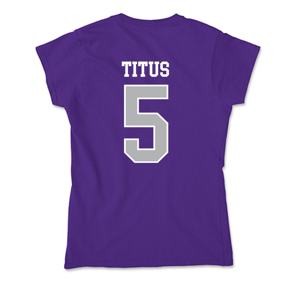 SBU - NCAA Baseball : Conner Titus - Classic Shersey Soft Style Women’s T-Shirt-1