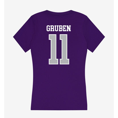 SBU - NCAA Softball : Ashley Gruben - Classic Shersey Women's V-Neck T-Shirt-1