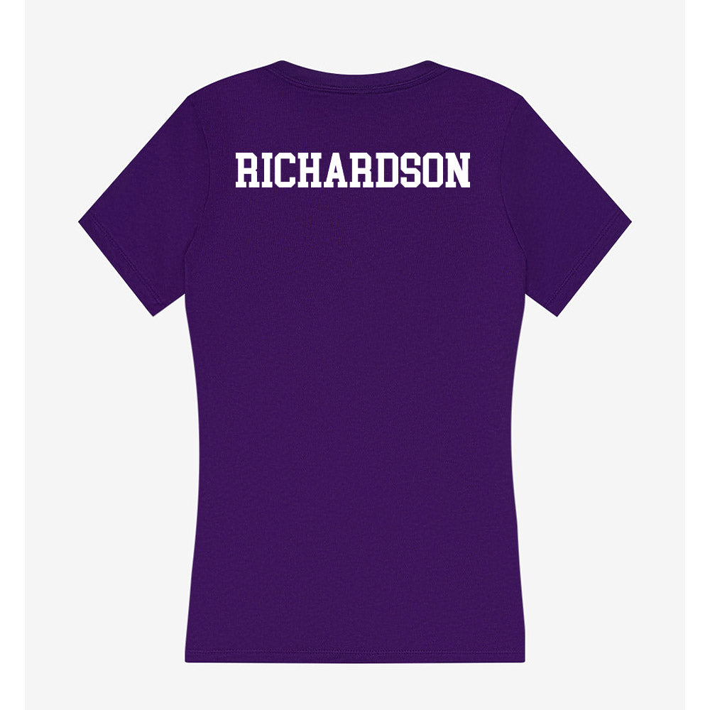 SBU - NCAA Men's Swimming & Diving : Sam Richardson - Classic Shersey Women's V-Neck T-Shirt-1