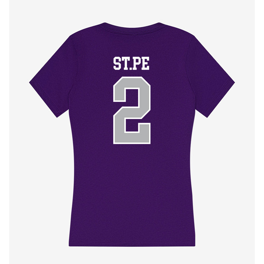 SBU - NCAA Baseball : Matthew St.Pe - Classic Shersey Women's V-Neck T-Shirt-1
