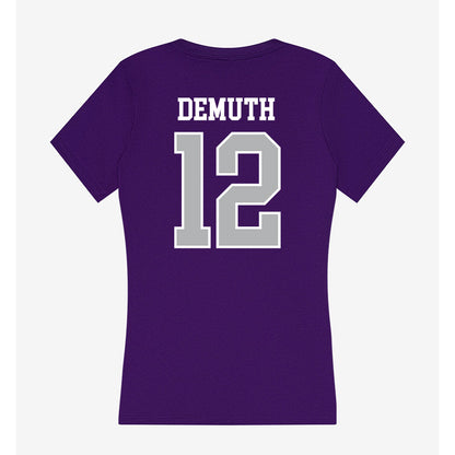 SBU - NCAA Women's Volleyball : Marissa Demuth - Classic Shersey Women's V-Neck T-Shirt-1