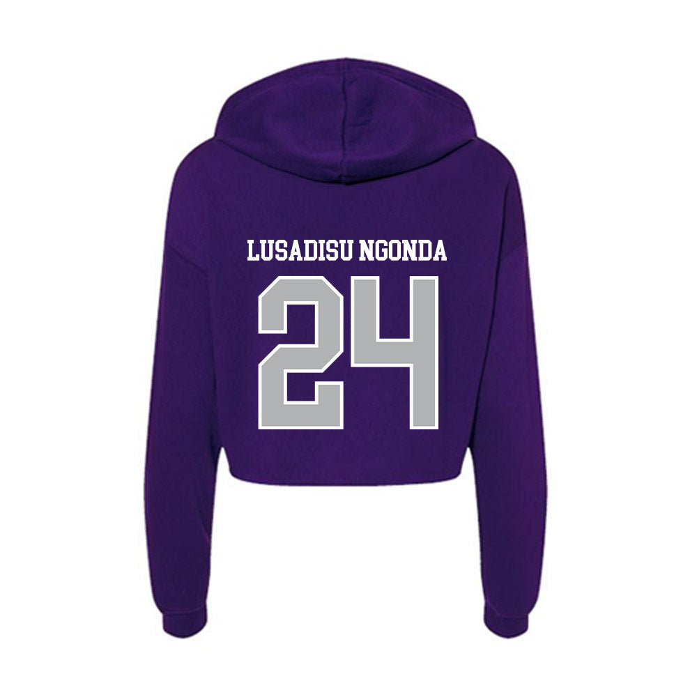 SBU - NCAA Women's Basketball : Ida Lusadisu Ngonda - Classic Shersey Women's Crop Fleece Hoodie-1