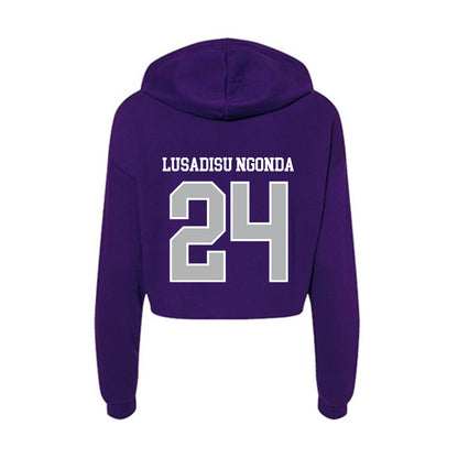 SBU - NCAA Women's Basketball : Ida Lusadisu Ngonda - Classic Shersey Women's Crop Fleece Hoodie-1