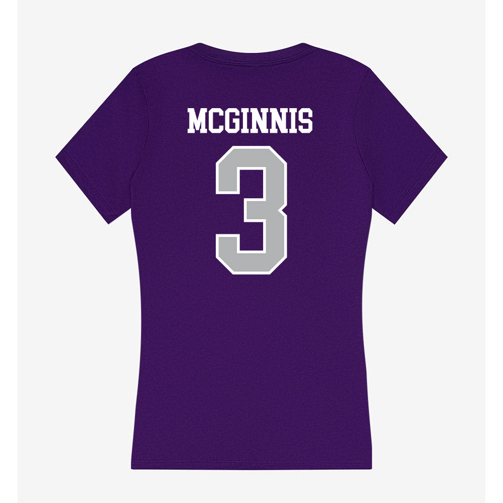 SBU - NCAA Football : Eric McGinnis McGinnis - Classic Shersey Women's V-Neck T-Shirt-1