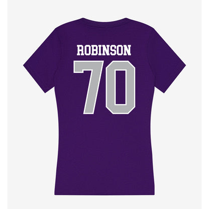 SBU - NCAA Football : Samuel Robinson - Classic Shersey Women's V-Neck T-Shirt-1
