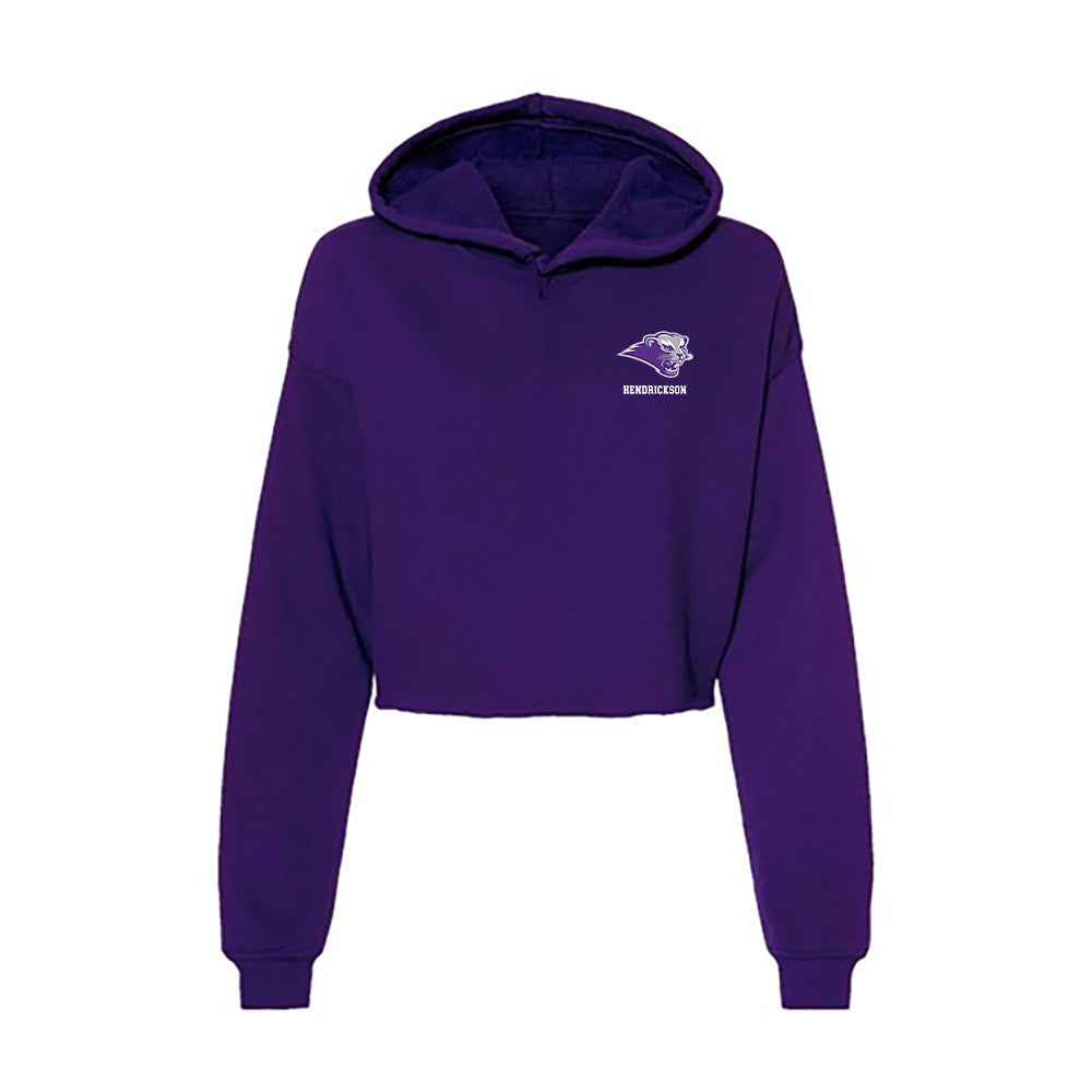SBU - NCAA Softball : Mia Hendrickson - Classic Shersey Women's Crop Fleece Hoodie-0