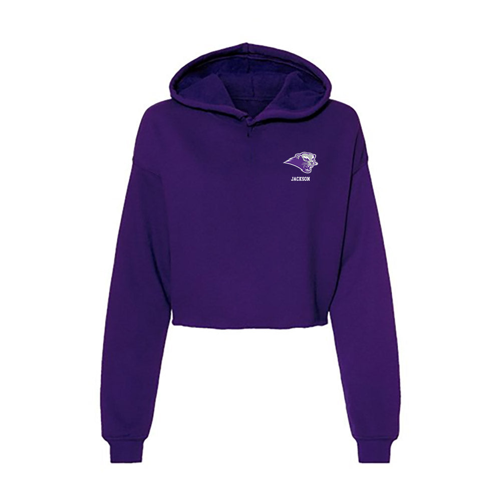 SBU - NCAA Softball : Talyn Jackson - Classic Shersey Women's Crop Fleece Hoodie-0
