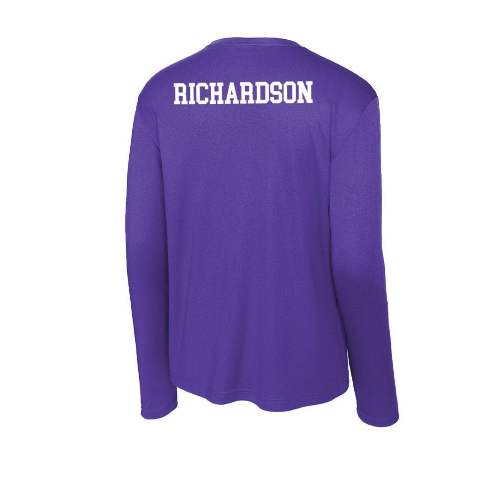 SBU - NCAA Men's Swimming & Diving : Sam Richardson - Classic Shersey Activewear Long Sleeve T-Shirt-1