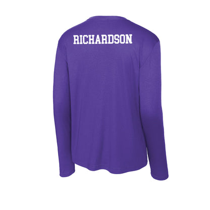 SBU - NCAA Men's Swimming & Diving : Sam Richardson - Classic Shersey Activewear Long Sleeve T-Shirt-1