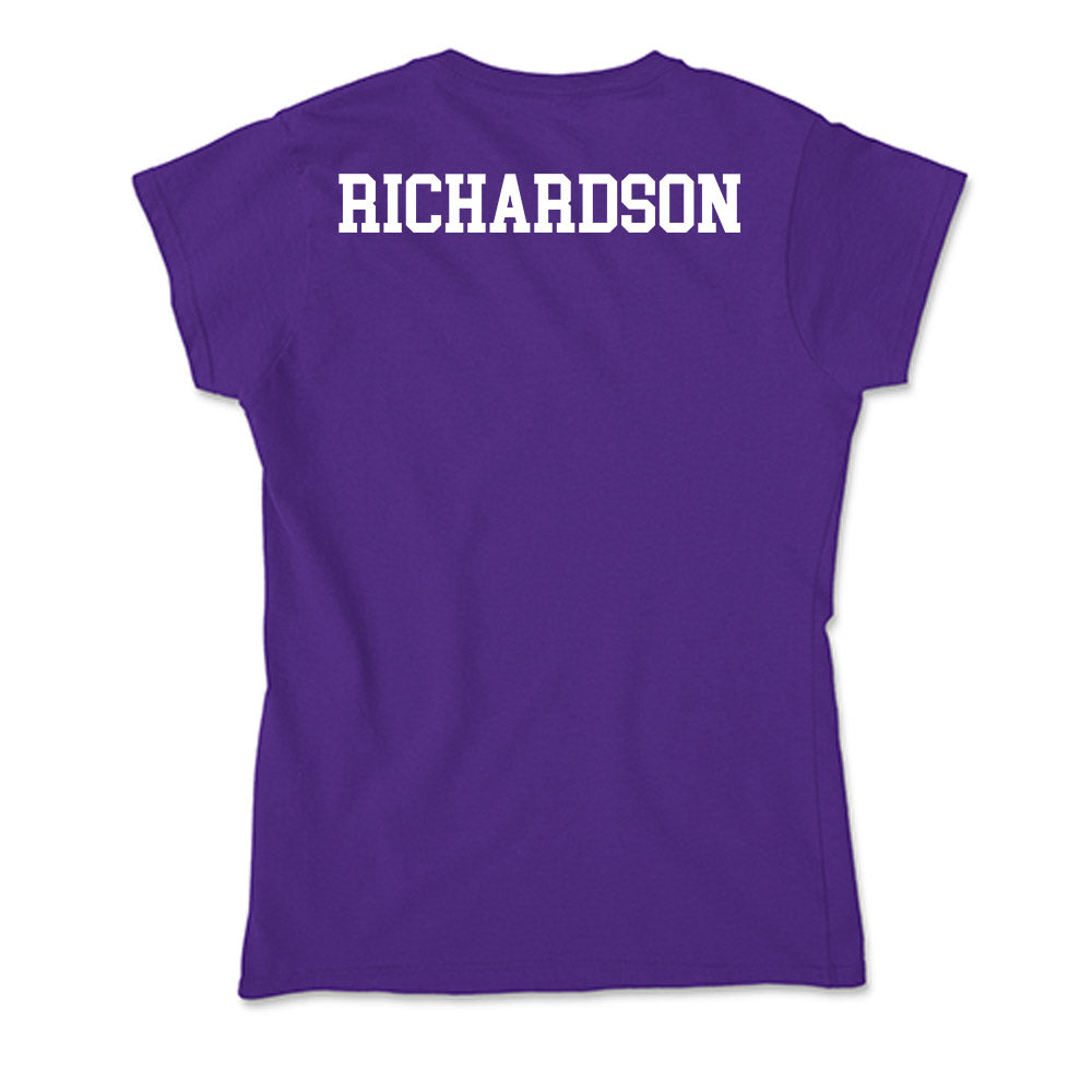 SBU - NCAA Men's Swimming & Diving : Sam Richardson - Classic Shersey Soft Style Women’s T-Shirt-1