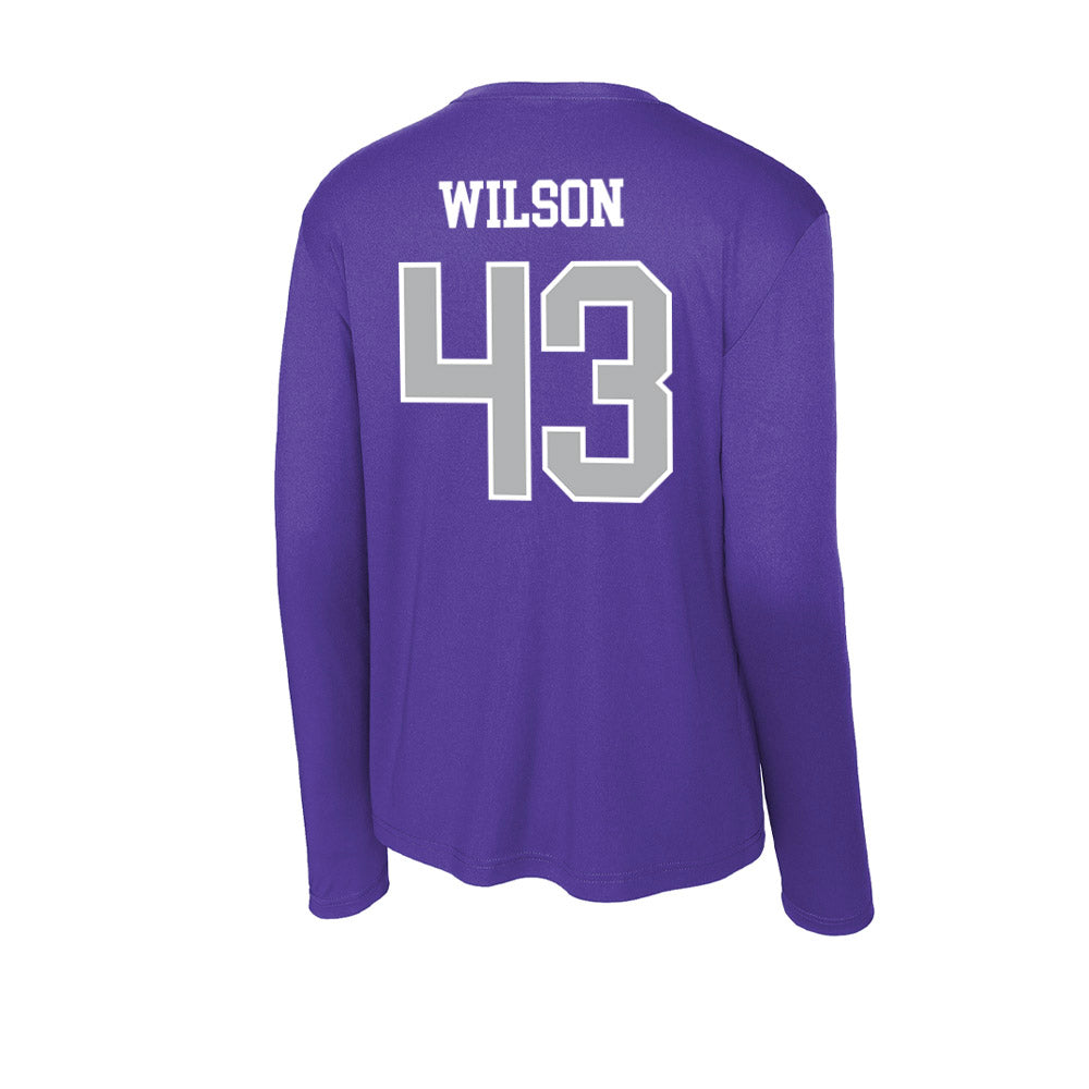 SBU - NCAA Football : Luca Wilson - Classic Shersey Activewear Long Sleeve T-Shirt-1